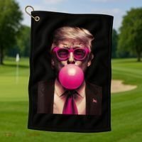 Trump Bubble Gum Golf Towel thumb 1