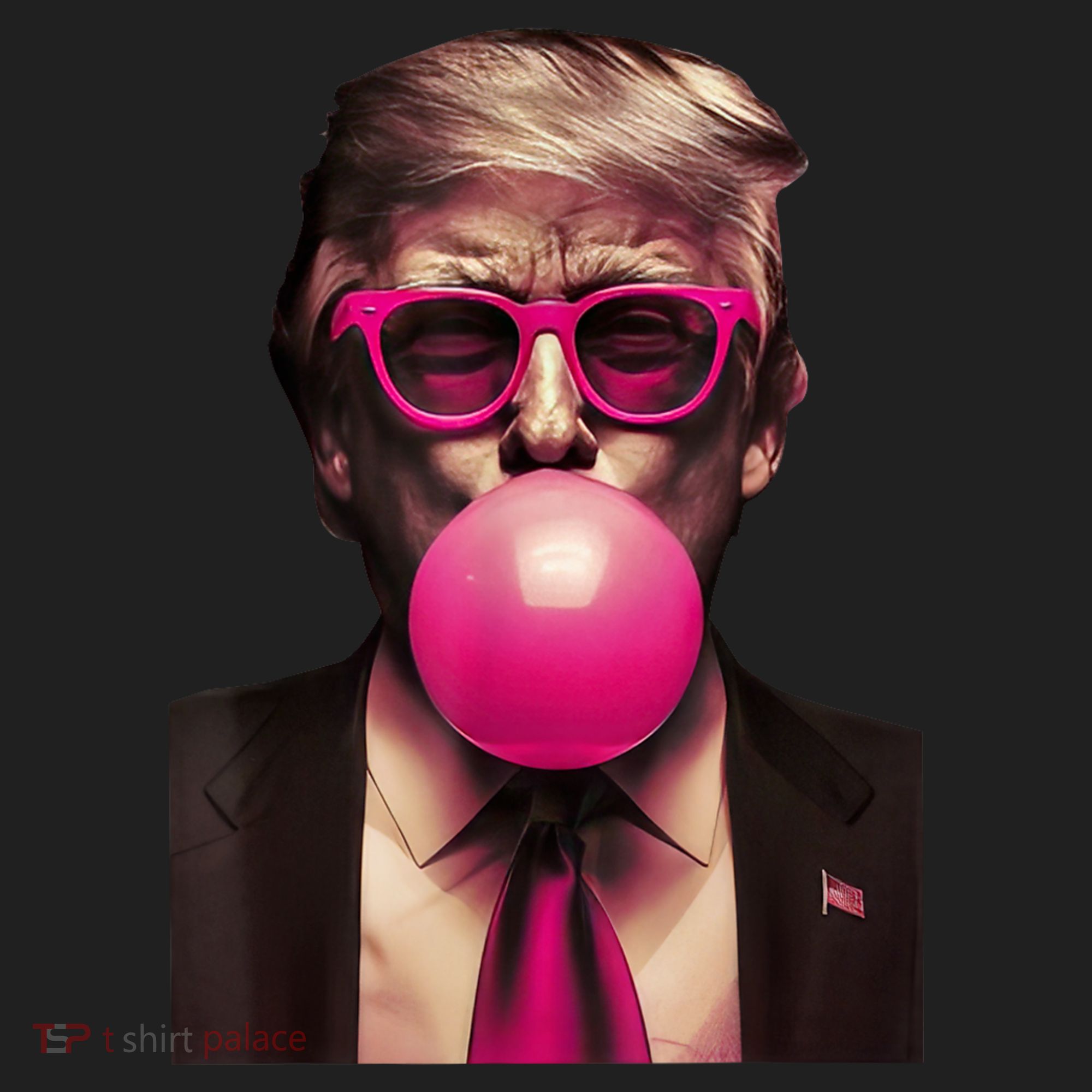 Trump Bubble Gum Golf Towel