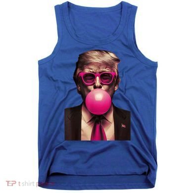 Trump Bubble Gum Tank Top