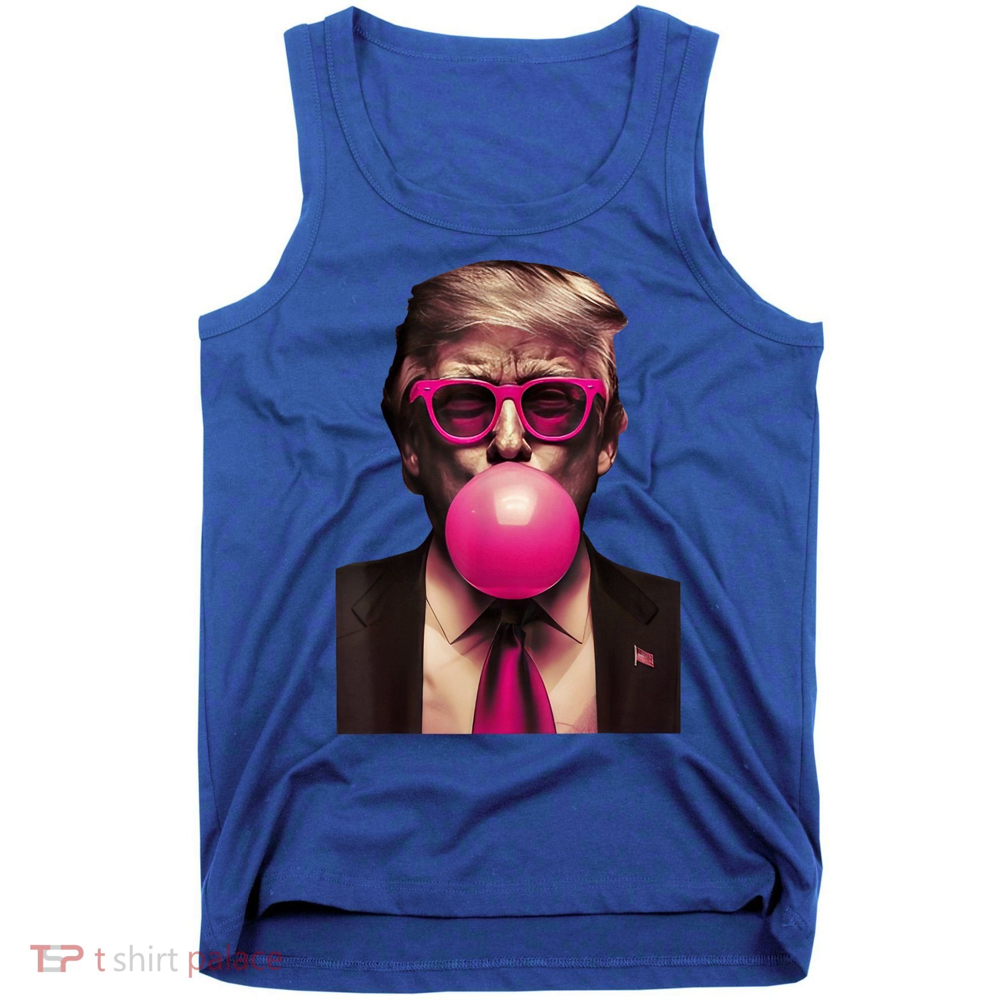 Trump Bubble Gum Tank Top