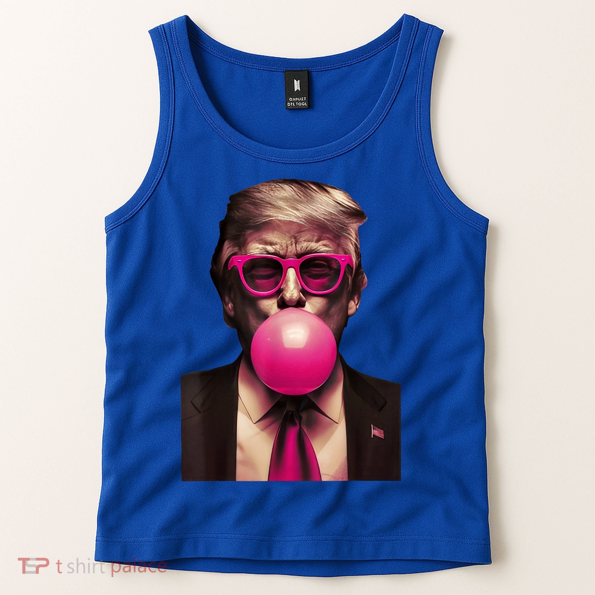 Trump Bubble Gum Tank Top