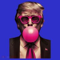 Trump Bubble Gum Visor thumb 3