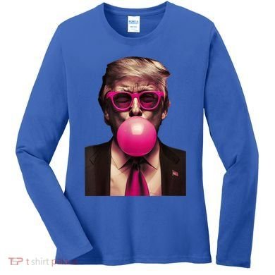 Trump Bubble Gum Women's Long Sleeve Shirt
