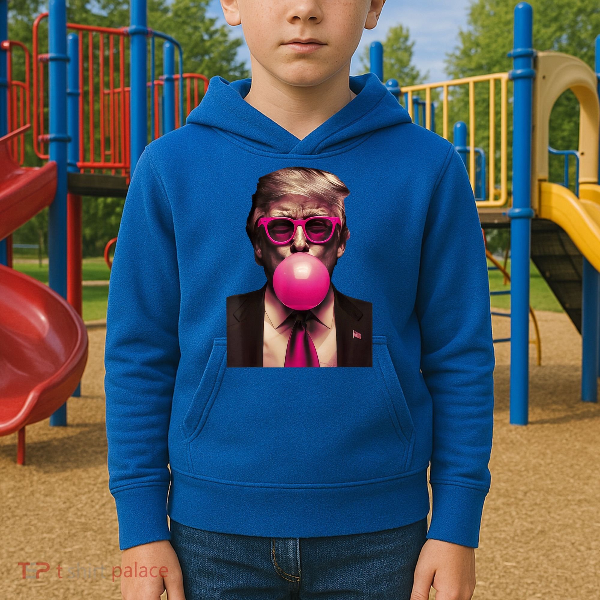 Trump Bubble Gum Kids Hoodie