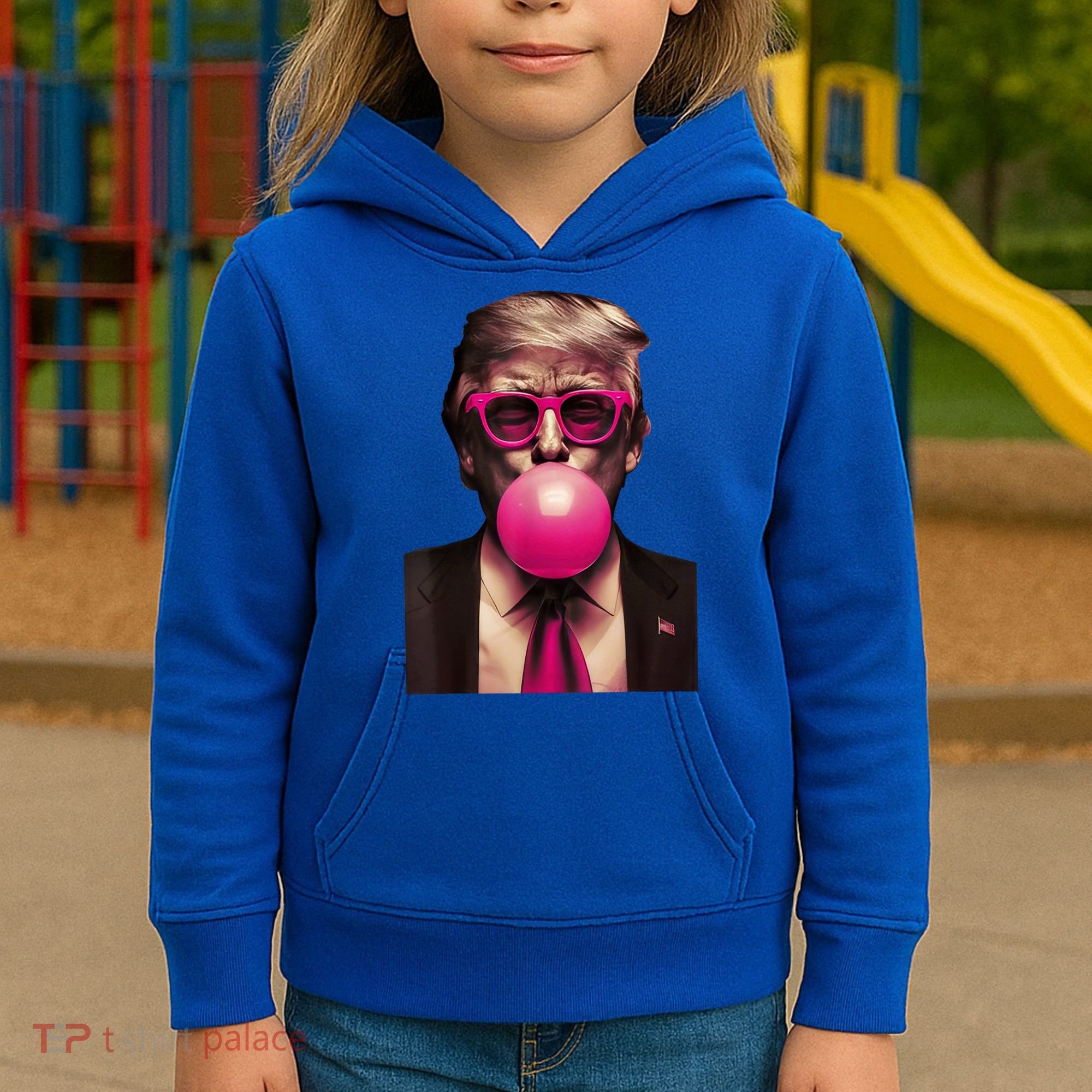 Trump Bubble Gum Kids Hoodie