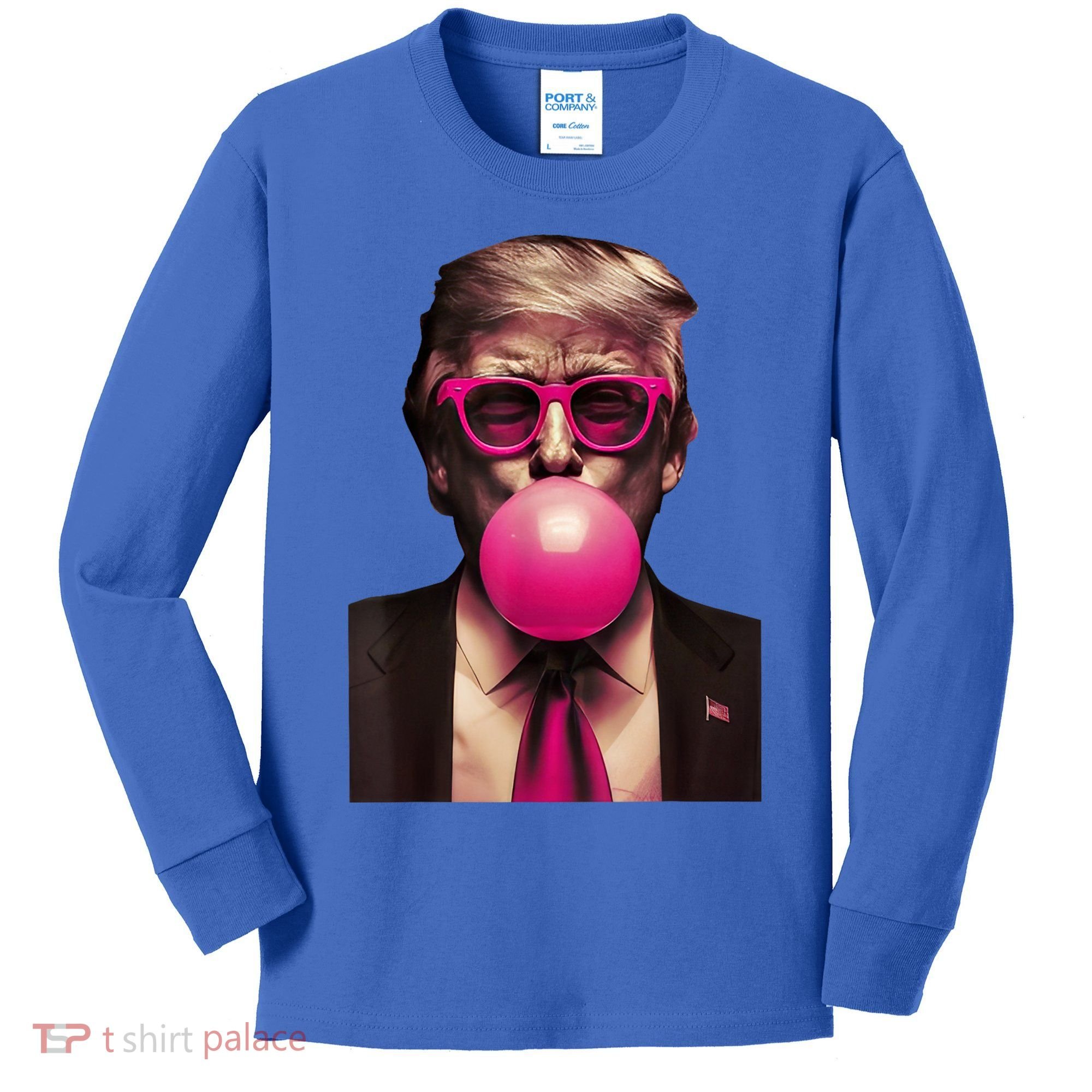 Trump Bubble Gum Kids Long Sleeve Shirt