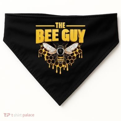 The Bee Guy Beekeeper Apiculture Bee Keeper Honeybees Beekeeping Bee Lovers USA-Made Doggie Bandana