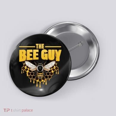 The Bee Guy Beekeeper Apiculture Bee Keeper Honeybees Beekeeping Bee Lovers Button