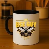 The Bee Guy Beekeeper Apiculture Bee Keeper Honeybees Beekeeping Bee Lovers Coffee Mug thumb 4