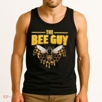 The Bee Guy Beekeeper Apiculture Bee Keeper Honeybees Beekeeping Bee Lovers Tank Top thumb 3