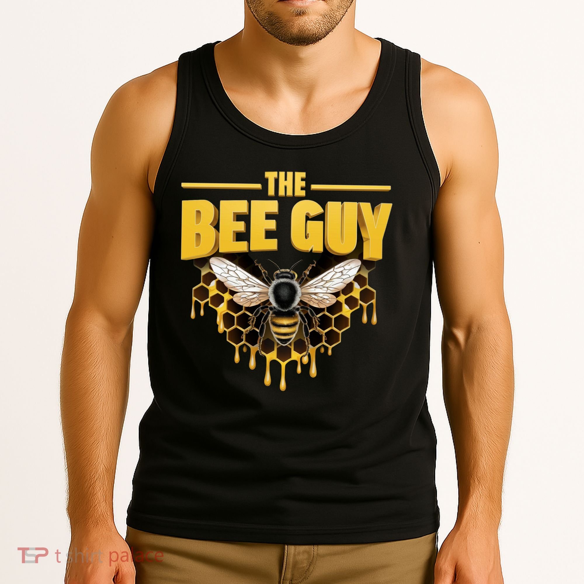 The Bee Guy Beekeeper Apiculture Bee Keeper Honeybees Beekeeping Bee Lovers Tank Top