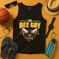 The Bee Guy Beekeeper Apiculture Bee Keeper Honeybees Beekeeping Bee Lovers Tank Top thumb 4