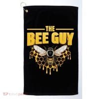 The Bee Guy Beekeeper Apiculture Bee Keeper Honeybees Beekeeping Bee Lovers Golf Towel thumb 0