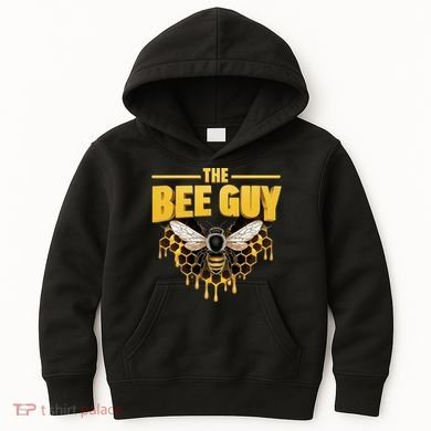 The Bee Guy Beekeeper Apiculture Bee Keeper Honeybees Beekeeping Bee Lovers Kids Hoodie