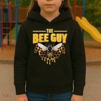The Bee Guy Beekeeper Apiculture Bee Keeper Honeybees Beekeeping Bee Lovers Kids Hoodie thumb 3