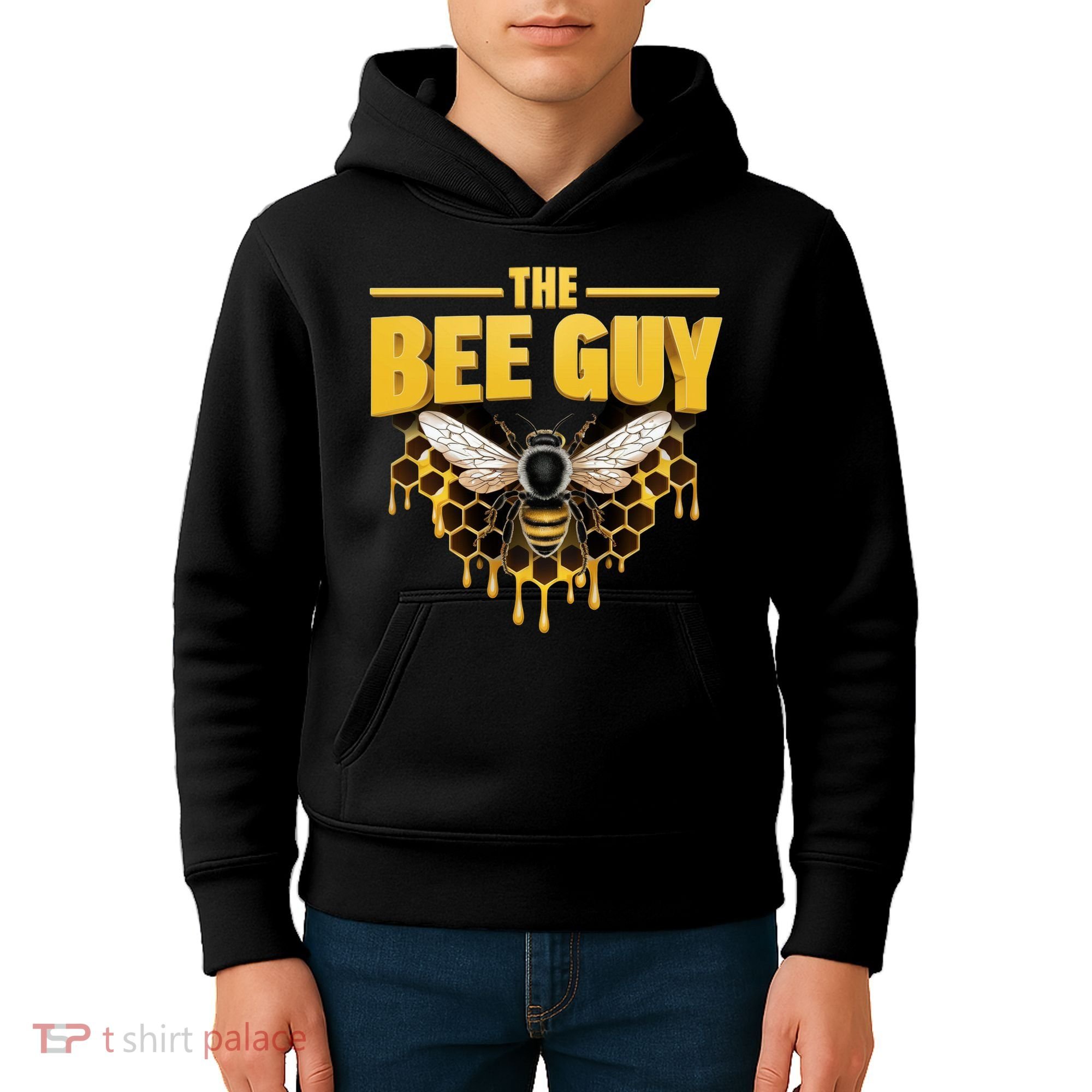 The Bee Guy Beekeeper Apiculture Bee Keeper Honeybees Beekeeping Bee Lovers Kids Hoodie