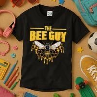 The Bee Guy Beekeeper Apiculture Bee Keeper Honeybees Beekeeping Bee Lovers Kids T-Shirt thumb 3
