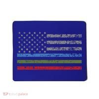 Thin Blue Green Red Line American Flag Support Cute Gift Mousepad thumb 0