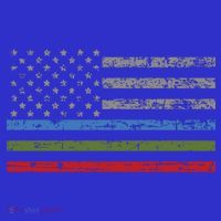 Thin Blue Green Red Line American Flag Support Cute Gift Kids Sweatshirt thumb 2