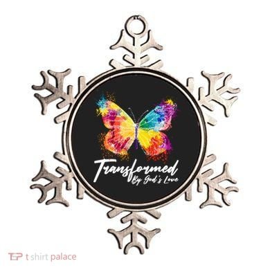 Transformed By Gods Love Painted Butterfly Ornament