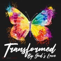 Transformed By Gods Love Painted Butterfly Ornament thumb 1