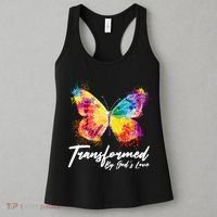 Transformed By Gods Love Painted Butterfly Women's Tank Top thumb 3