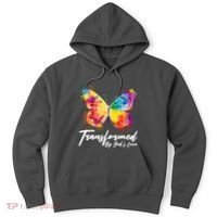 Transformed By Gods Love Painted Butterfly Hoodie thumb 0