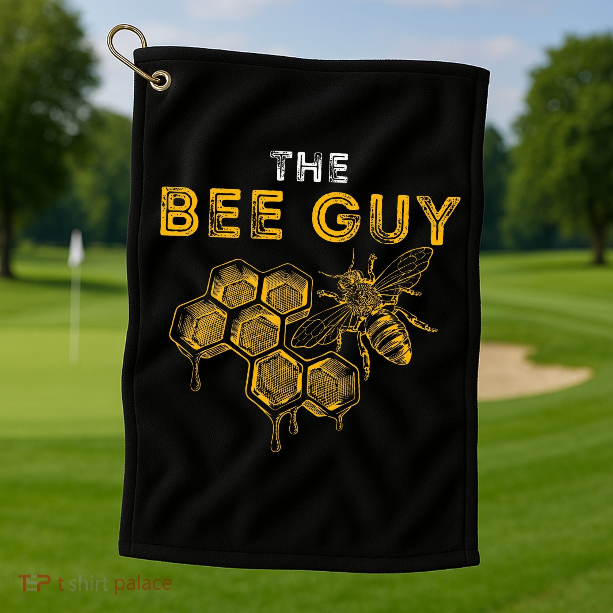 The Bee Guy Bee Lover Beekeeping & Beekeeper Golf Towel