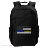 Thin Blue Gold Line 911 Police Dispatcher Backpack thumb 0