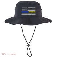 Thin Blue Gold Line 911 Police Dispatcher Bucket Hat thumb 0