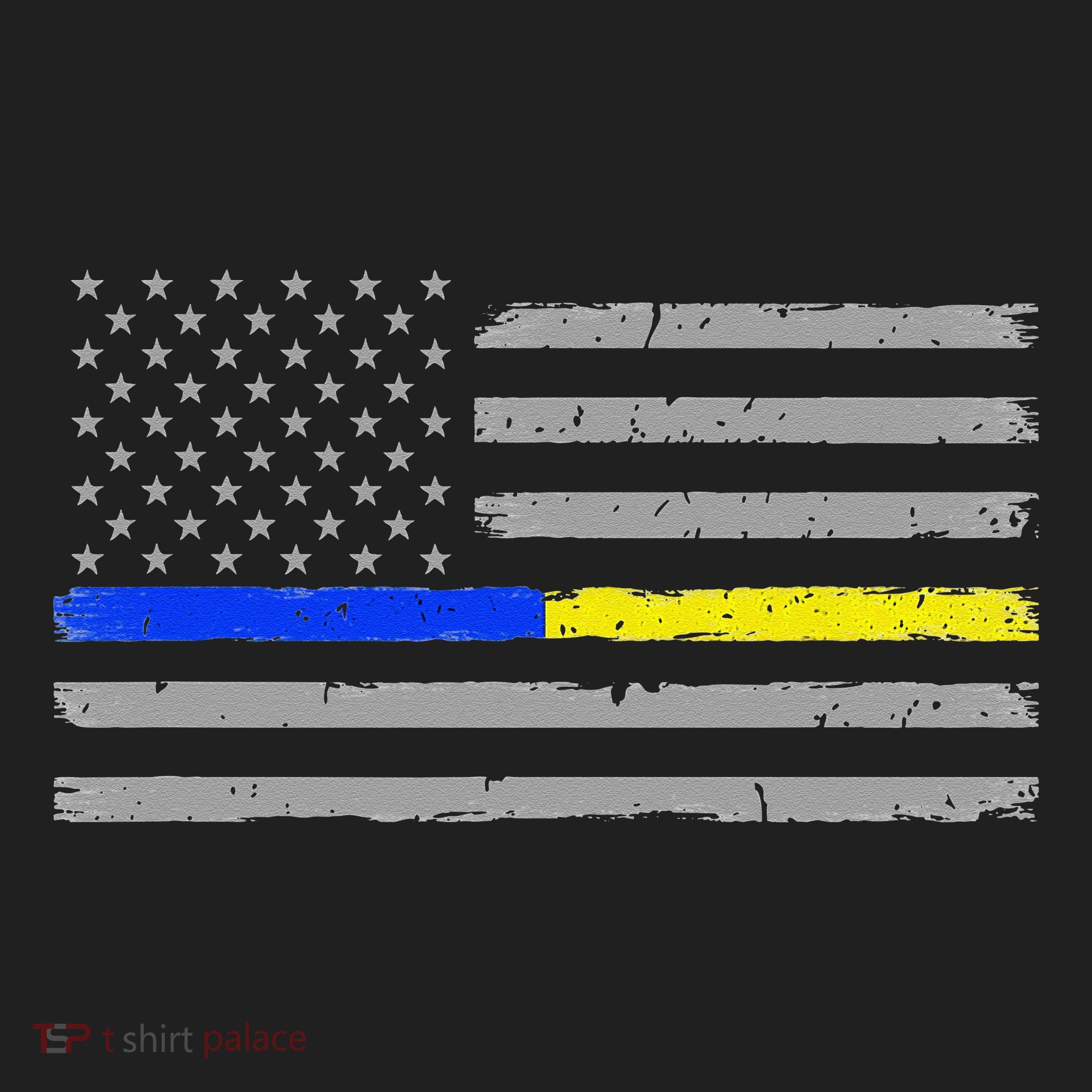 Thin Blue Gold Line 911 Police Dispatcher Tumbler