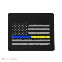 Thin Blue Gold Line 911 Police Dispatcher Mousepad thumb 0