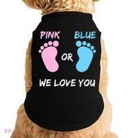 Team Boy Girl Gender Reveal Gift Doggie Tank thumb 0