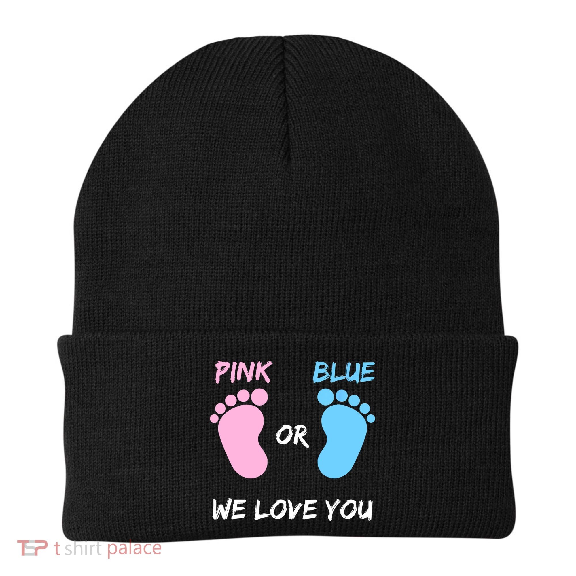 Team Boy Girl Gender Reveal Gift Beanie