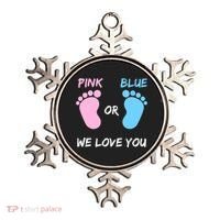 Team Boy Girl Gender Reveal Gift Ornament thumb 0