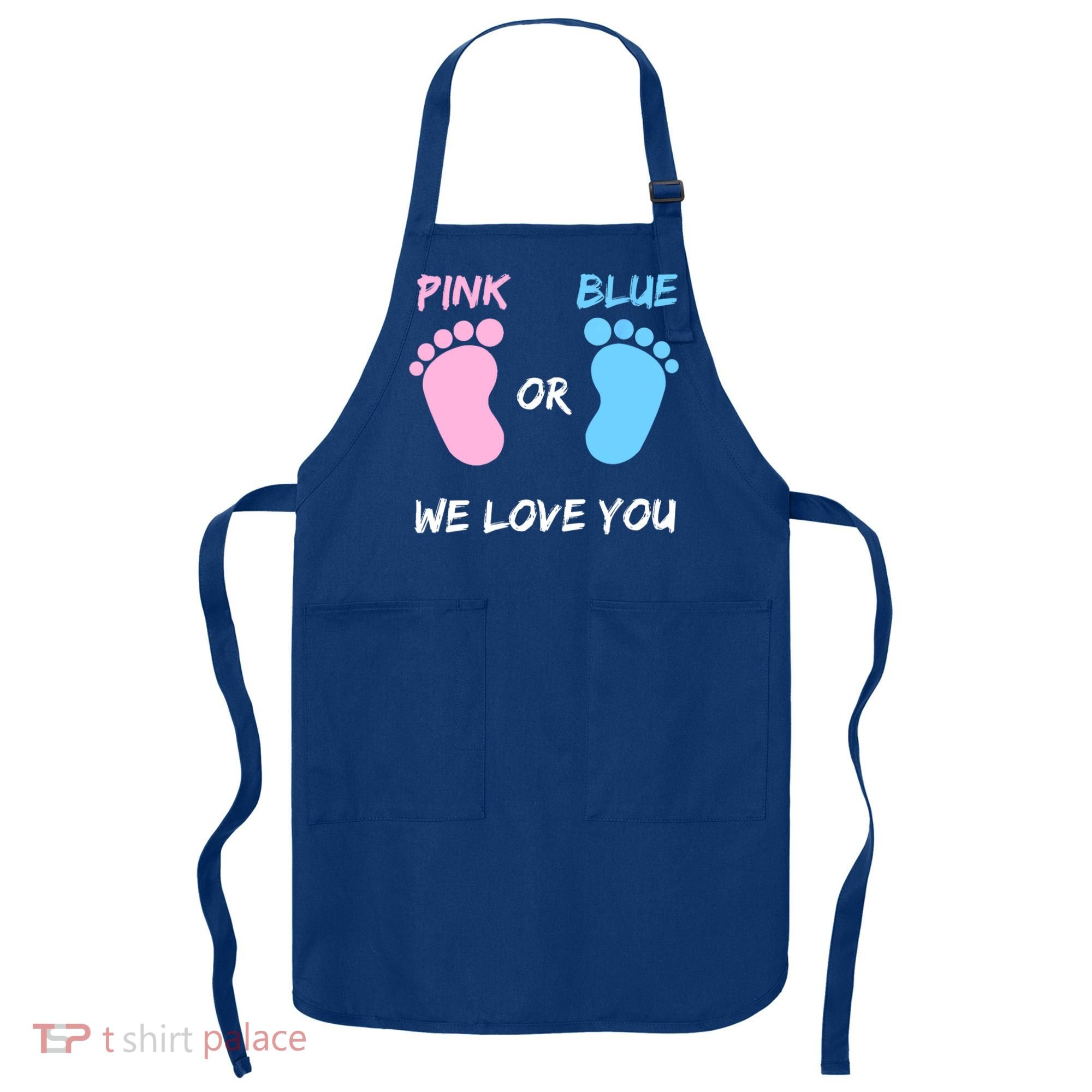 Team Boy Girl Gender Reveal Gift Apron