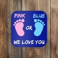 Team Boy Girl Gender Reveal Gift Coaster thumb 0