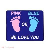 Team Boy Girl Gender Reveal Gift Mousepad thumb 0