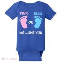 Team Boy Girl Gender Reveal Gift Baby Bodysuit thumb 0