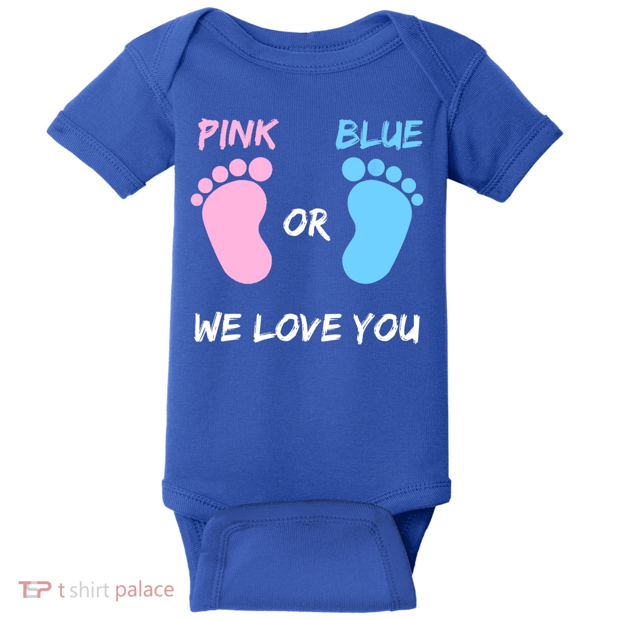 Team Boy Girl Gender Reveal Gift Baby Bodysuit