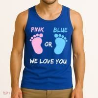Team Boy Girl Gender Reveal Gift Tank Top thumb 3