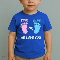 Team Boy Girl Gender Reveal Gift Toddler T-Shirt thumb 2