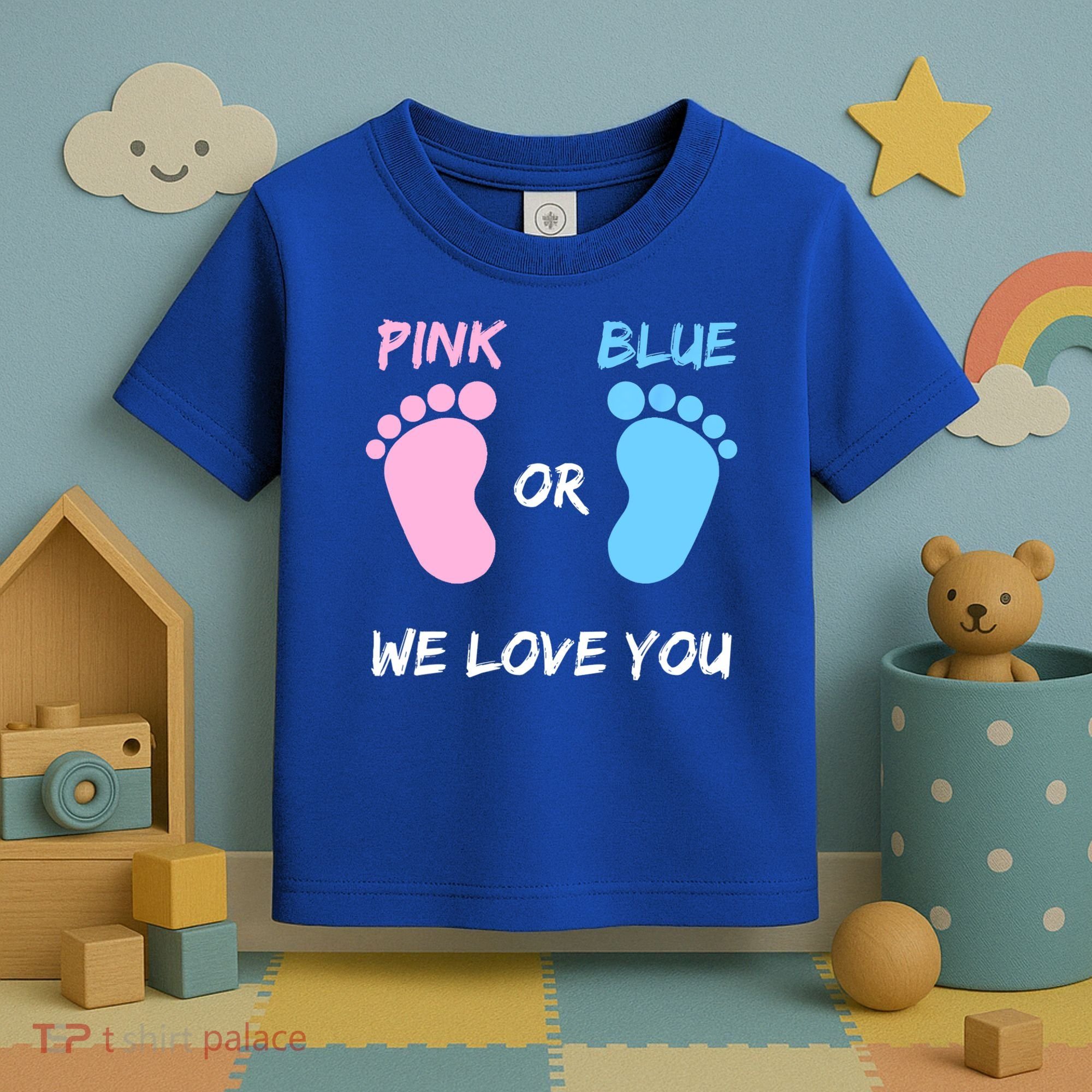 Team Boy Girl Gender Reveal Gift Toddler T-Shirt