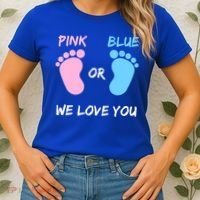 Team Boy Girl Gender Reveal Gift Women's T-Shirt thumb 2
