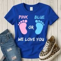 Team Boy Girl Gender Reveal Gift Women's T-Shirt thumb 3