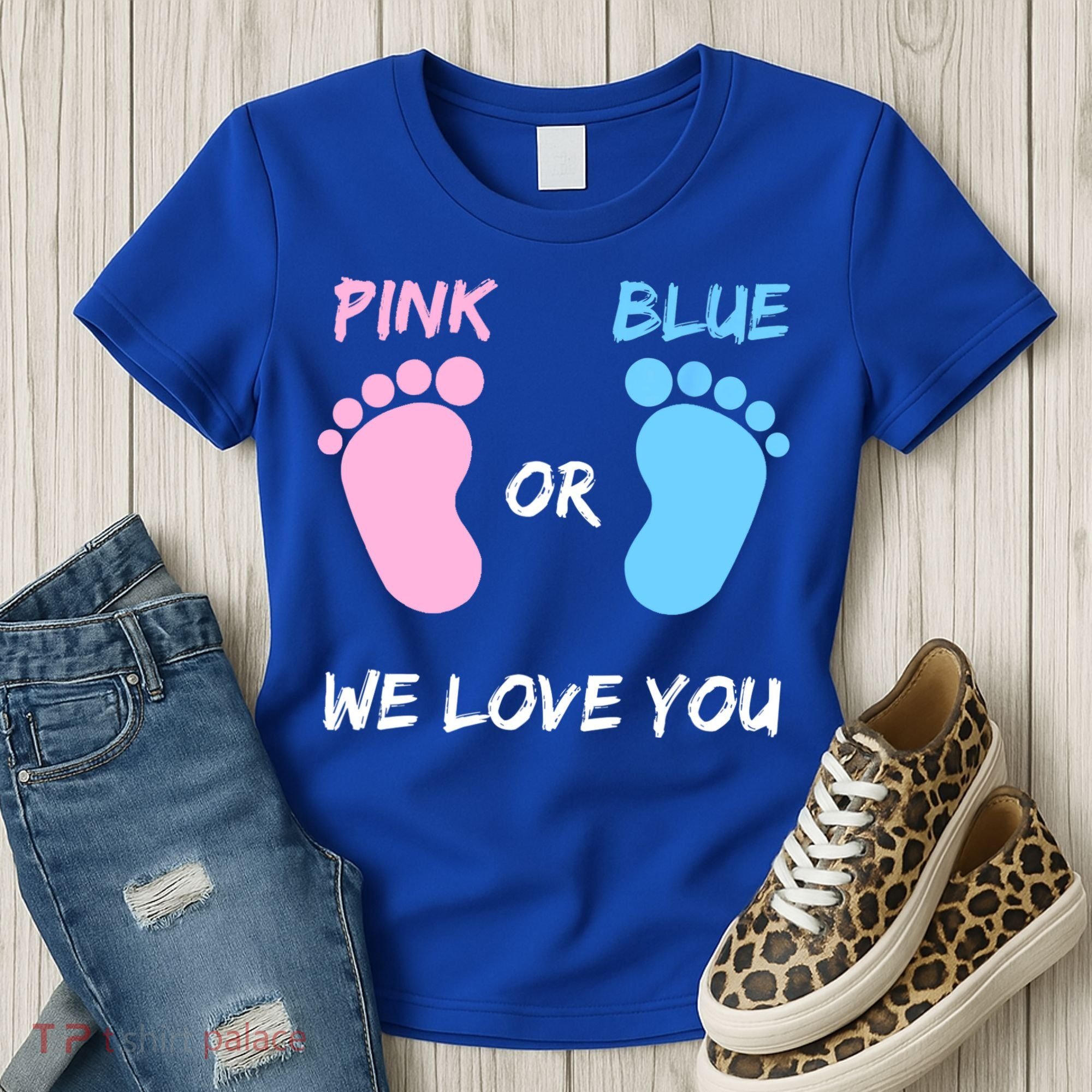 Team Boy Girl Gender Reveal Gift Women's T-Shirt