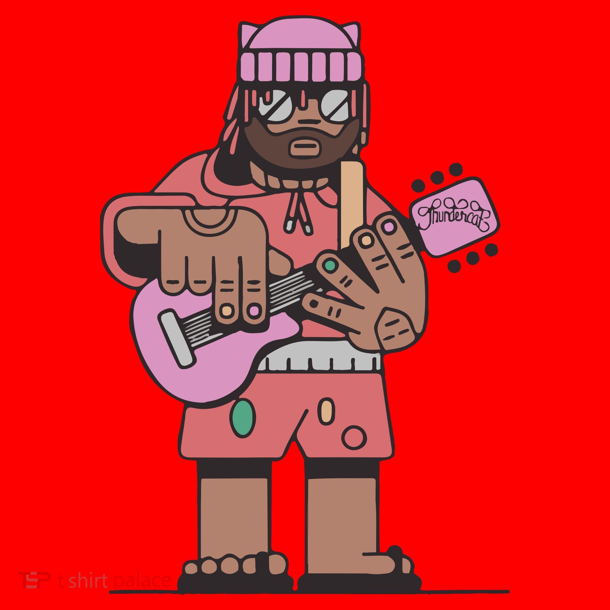 Thundercat Bass Guitarist Santa Hat