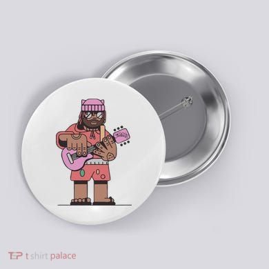 Thundercat Bass Guitarist Button
