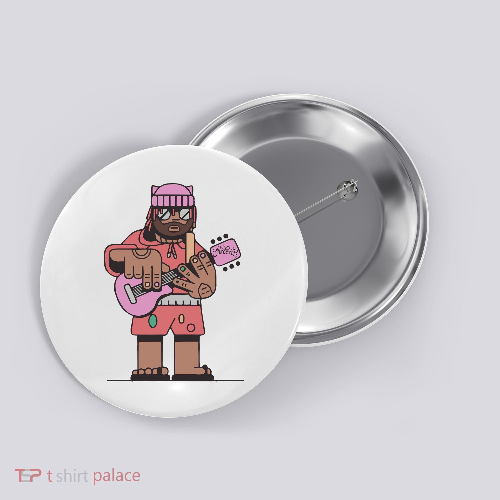 Thundercat Bass Guitarist Button