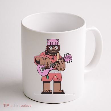 Thundercat Bass Guitarist Coffee Mug back